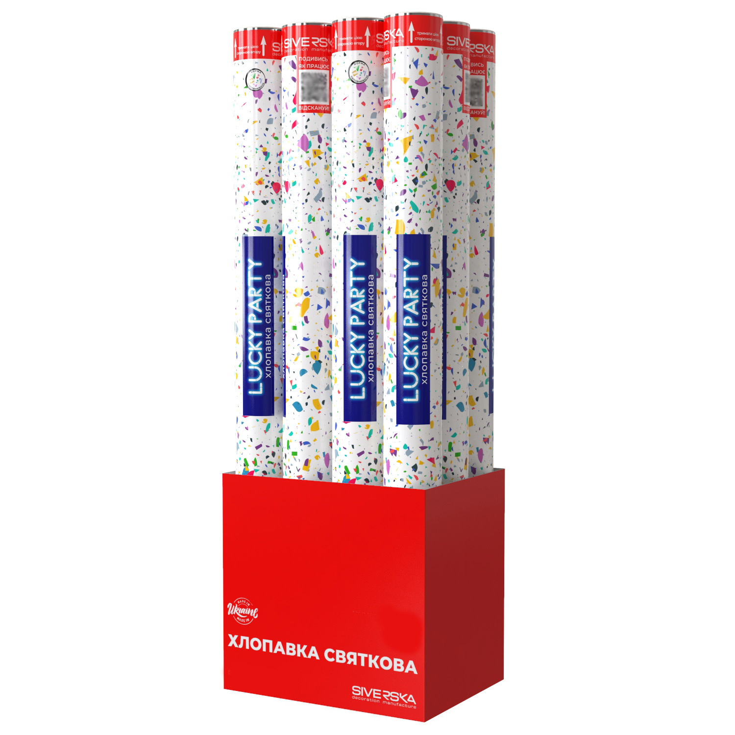 

Хлопавка пневматична Siverska Lucky Party 60 см (LPNL006012) Упаковка 12 шт.