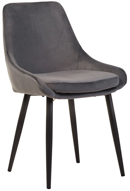 

Стул Vetro Mebel N-49 Серый вельвет (N-49-grey-velvet)