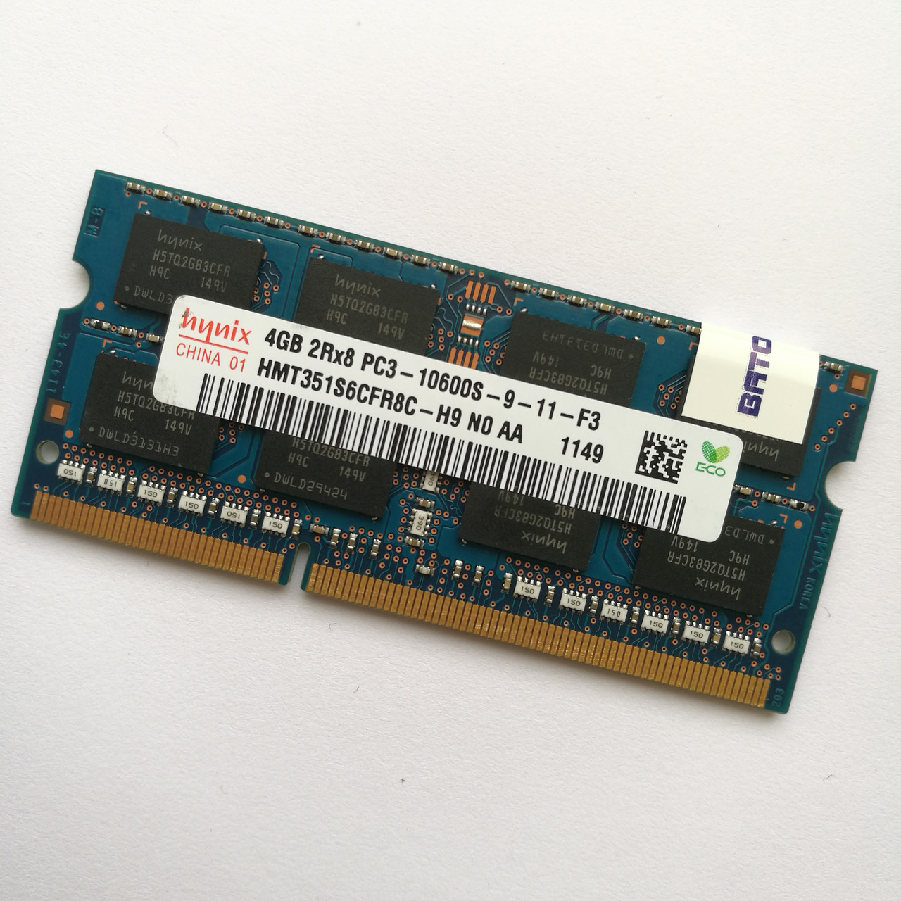 Оперативная память для ноутбука Hynix SODIMM DDR3 4Gb 1333MHz 10600s ...