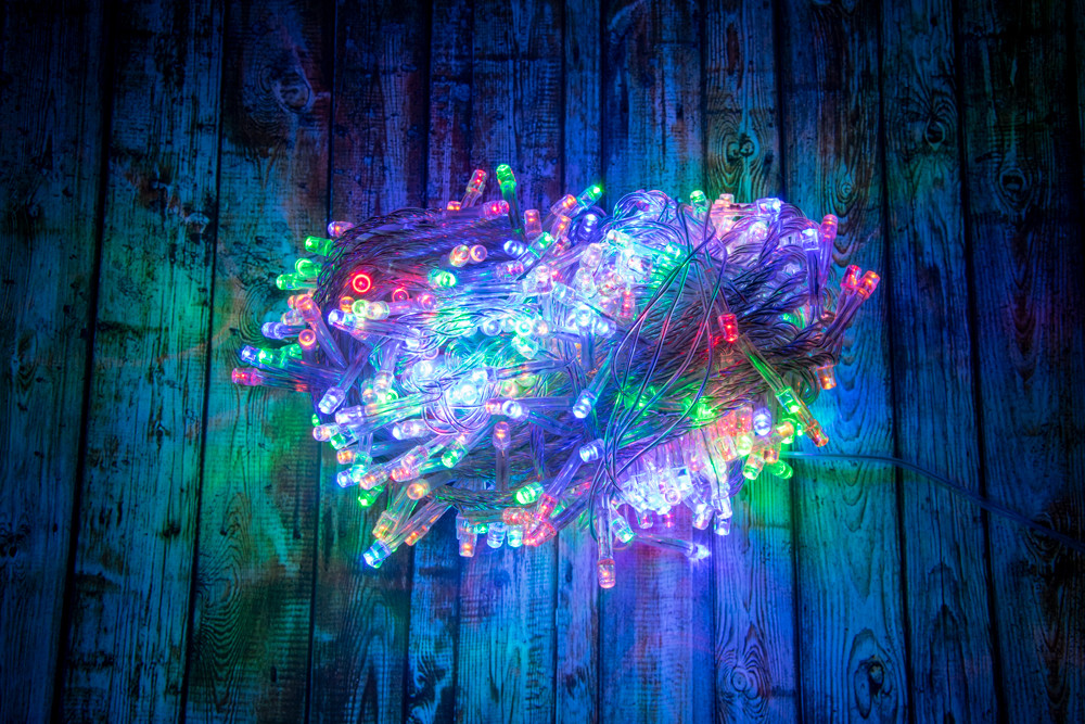 

Светодиодная гирлянда новогодняя электрическая 400 multi LED 15 метров - Разноцветная (1000399-White-0)