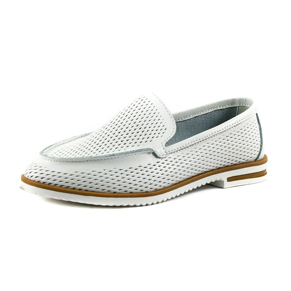 

Мокасины женские Allshoes AK7957-2 белый (41)