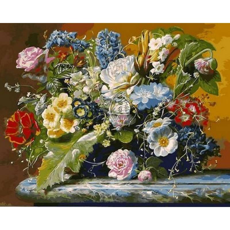 

Картина по номерам VP1047 Букет с бабочкой, 40x50 см., Babylon