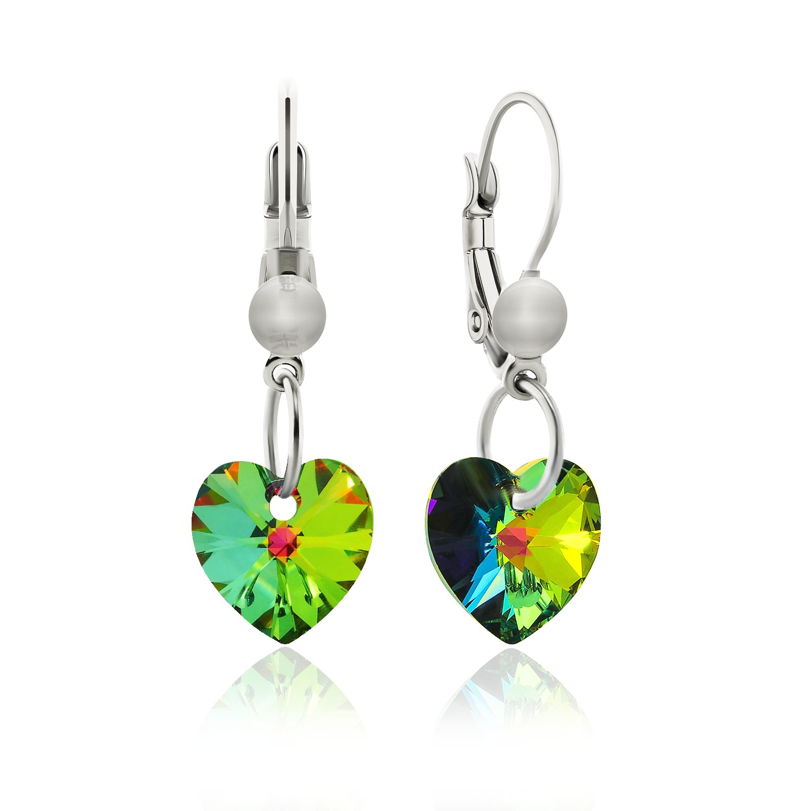 

Серьги KOBI Heart Small 10*10 мм со Swarovski модели 7440-0129-56-32
