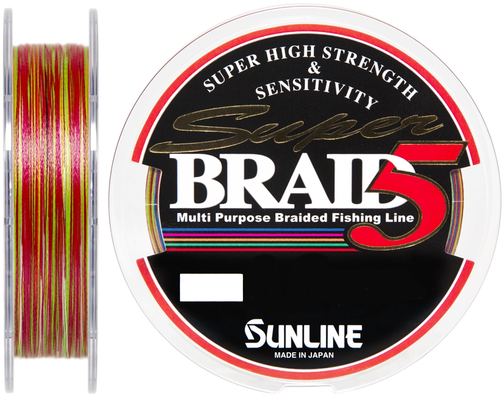 

Шнур Sunline Super Braid 5 Multi Color 150m #3.0/0.27mm 17kg