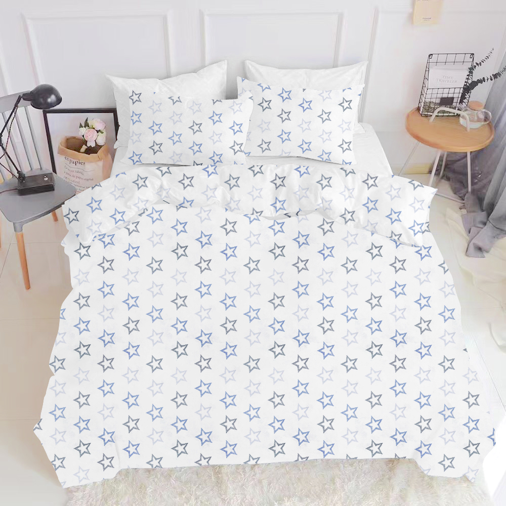 

Комплект постельного белья Cosas Stars Clear Grey Blue El White 160х220