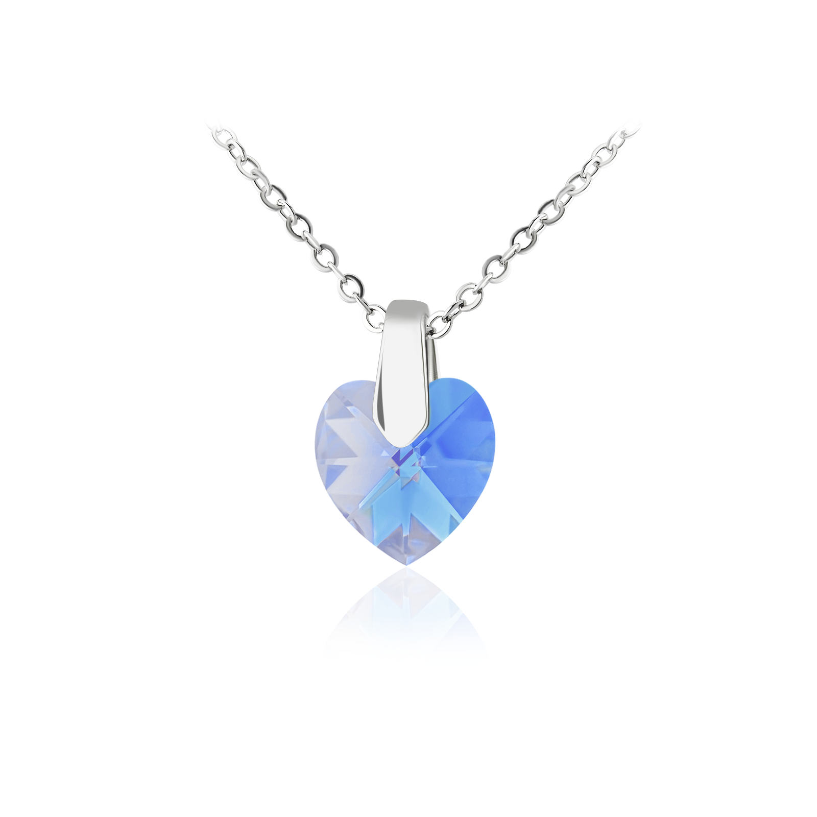 

Кулон KOBI Heart Small со Swarovski 9x10 мм модели 7430-2259-203-32