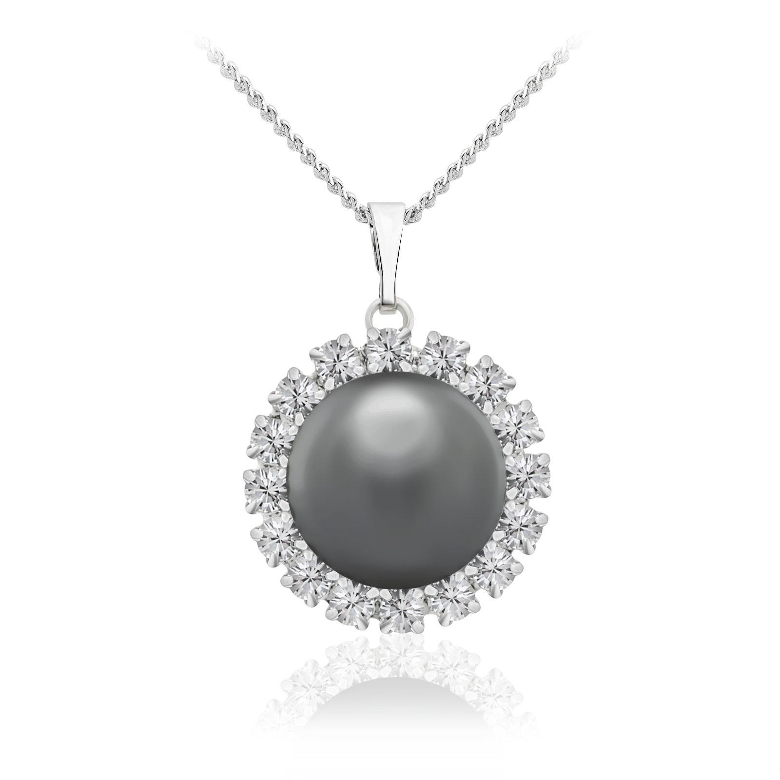 

Кулон c цепочкой KOBI AMELIA с жемчугом Swarovski 15 мм модели 7430-5413-05-32