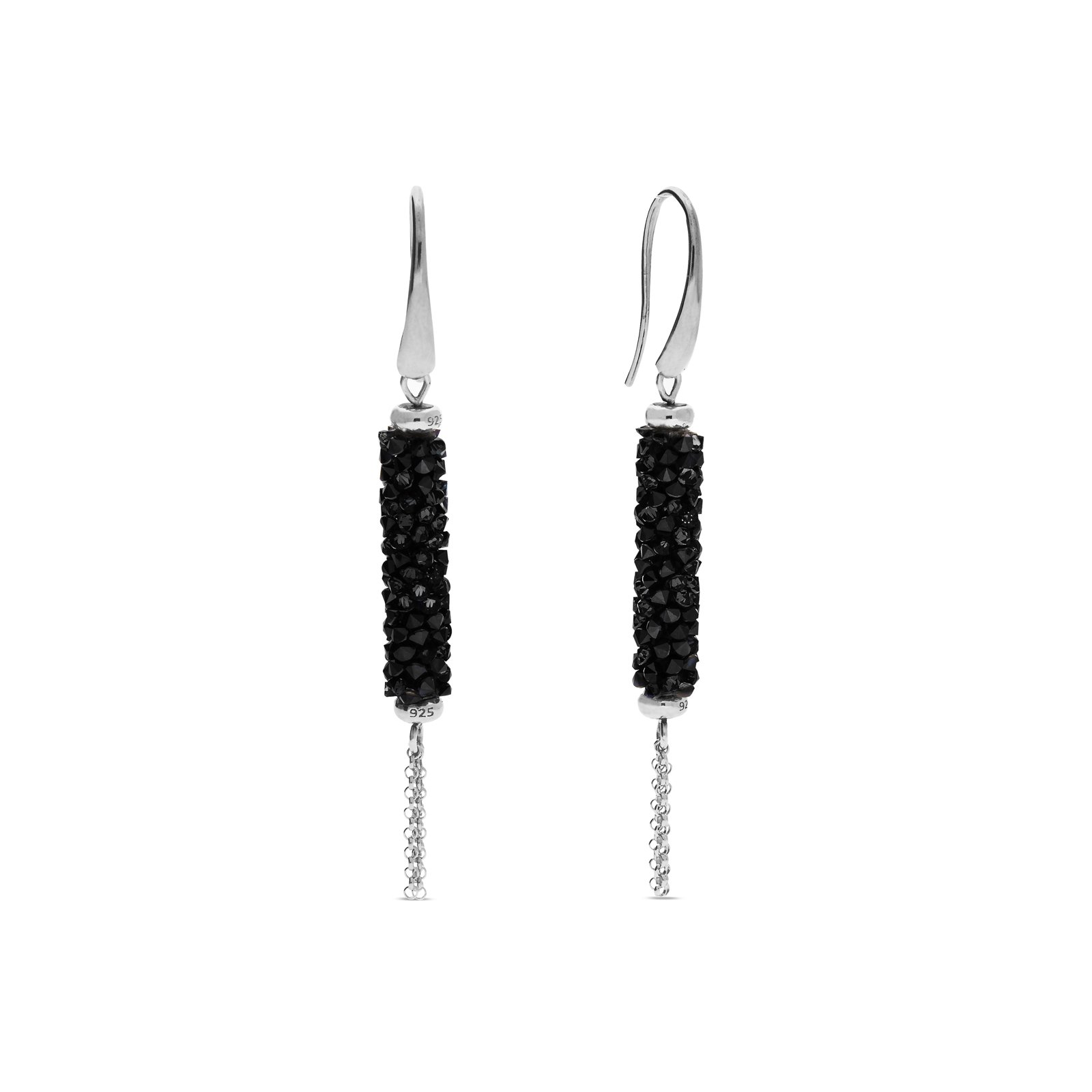 

Серебряные серьги SPARK Rock Tube со Swarovski модели KW95100J