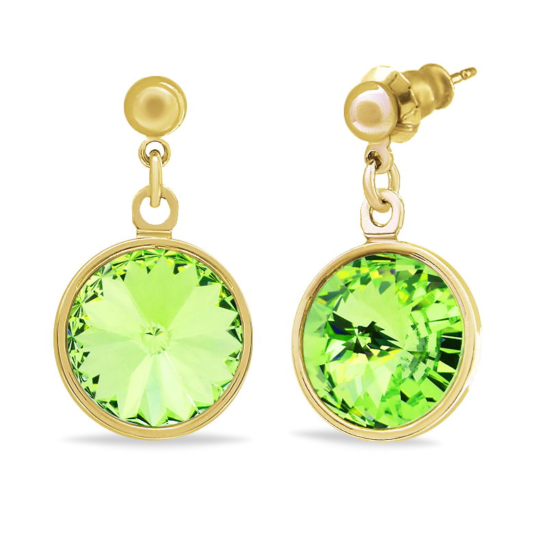 

Серьги KOBI RIVOLI KOLO 12 мм со Swarovski модели 7740-1076-09-35