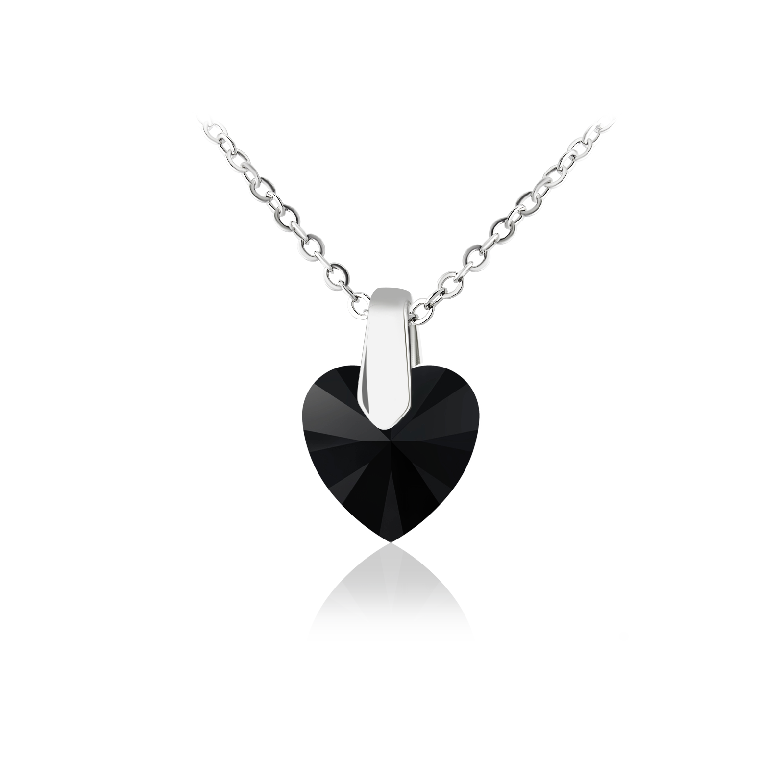 

Кулон KOBI Heart Small со Swarovski 9x10 мм модели 7430-2259-96-32