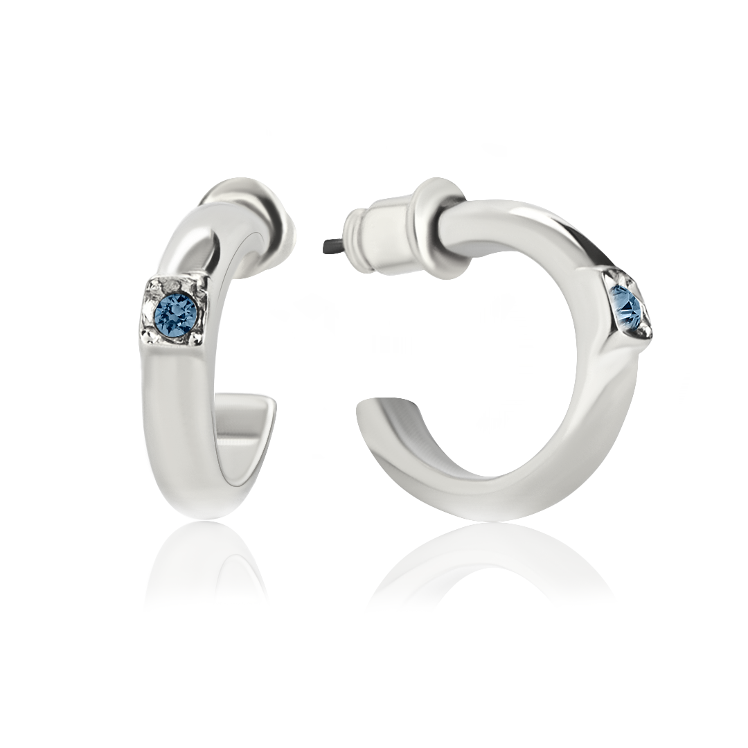 

Серьги KOBI Krug 15 мм со вставкой Swarovski модели 7740-1866-58-32