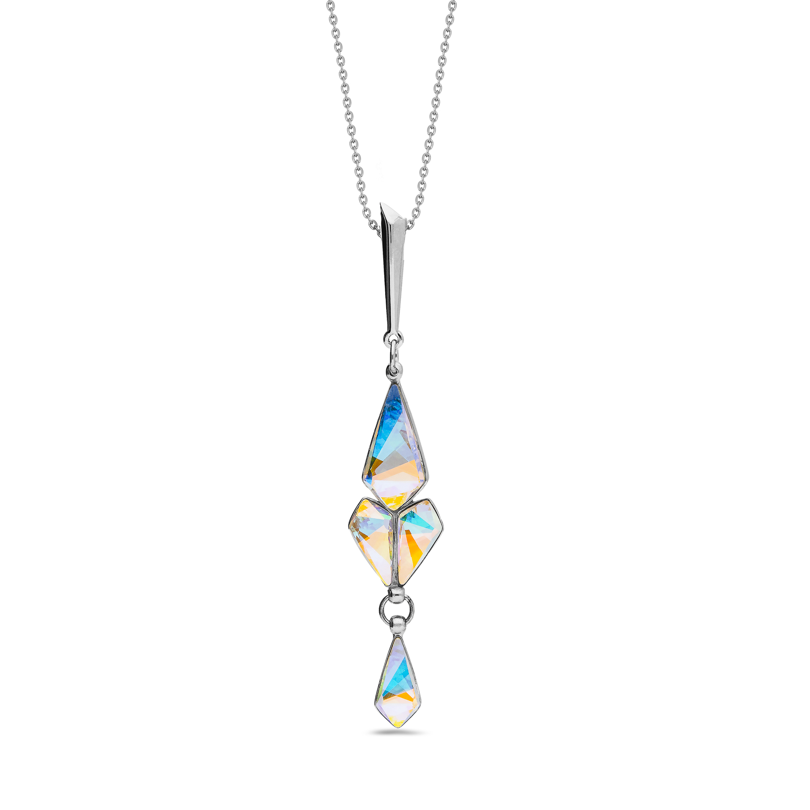 

Серебряный кулон SPARK Kite Cuatro с кристаллами Swarovski модели NLAT4731AB