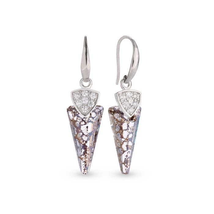 

Серебряные серьги SPARK Spike со Swarovski модели KW6480BP