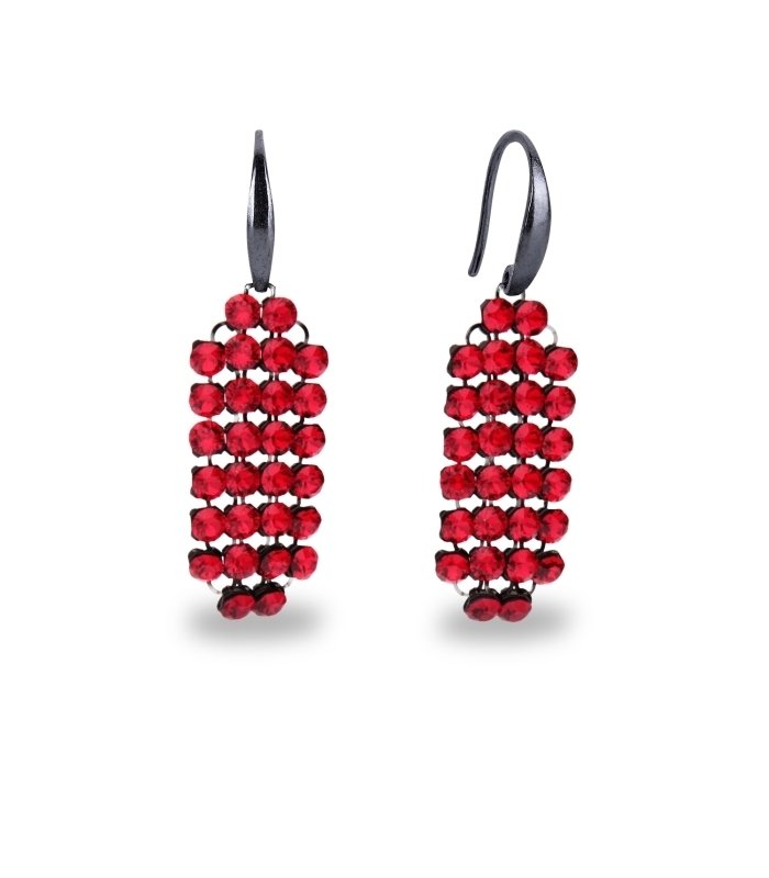 

Серебряные серьги SPARK Stylish со Swarovski модели KWMESH2LSI
