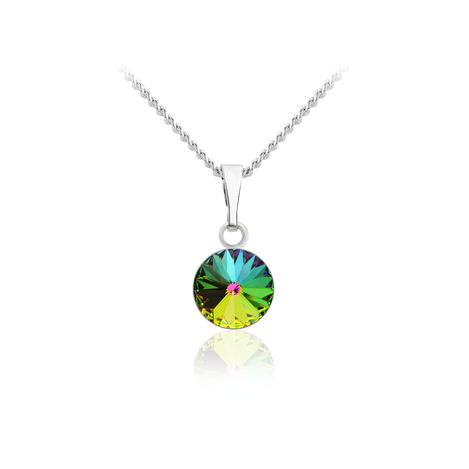 

Кулон c цепочкой KOBI Rivoli 8 мм с кристаллом Swarovski модели 7730-1188-23-32