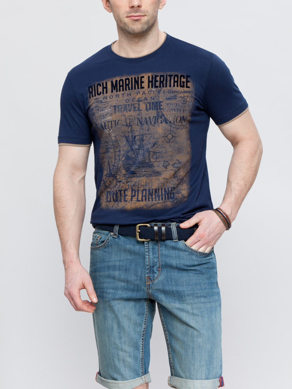 

Футболка LC Waikiki  Темно-синяя (LCW T-shirt -249-0, Футболка LC Waikiki S Темно-синяя (LCW T-shirt -249-0)