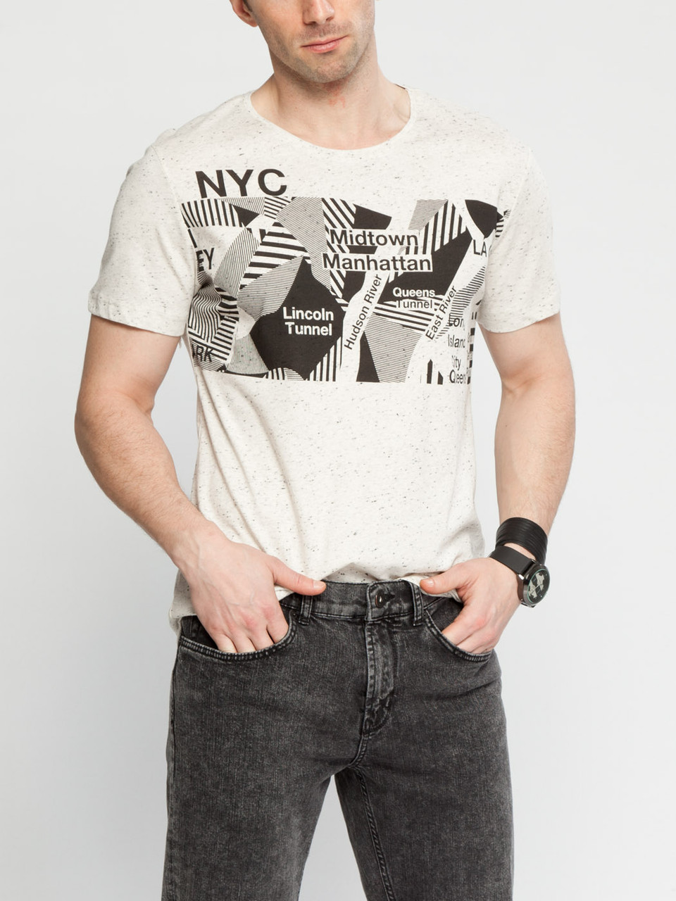 

Футболка LC Waikiki  Светло-серая (LCW T-shirt -315-0, Футболка LC Waikiki M Светло-серая (LCW T-shirt -315-0)
