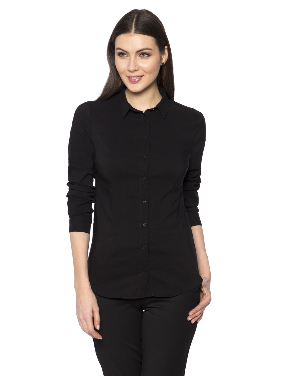 

Рубашка LC Waikiki XXL Черная (LCW Woman -1046-1)
