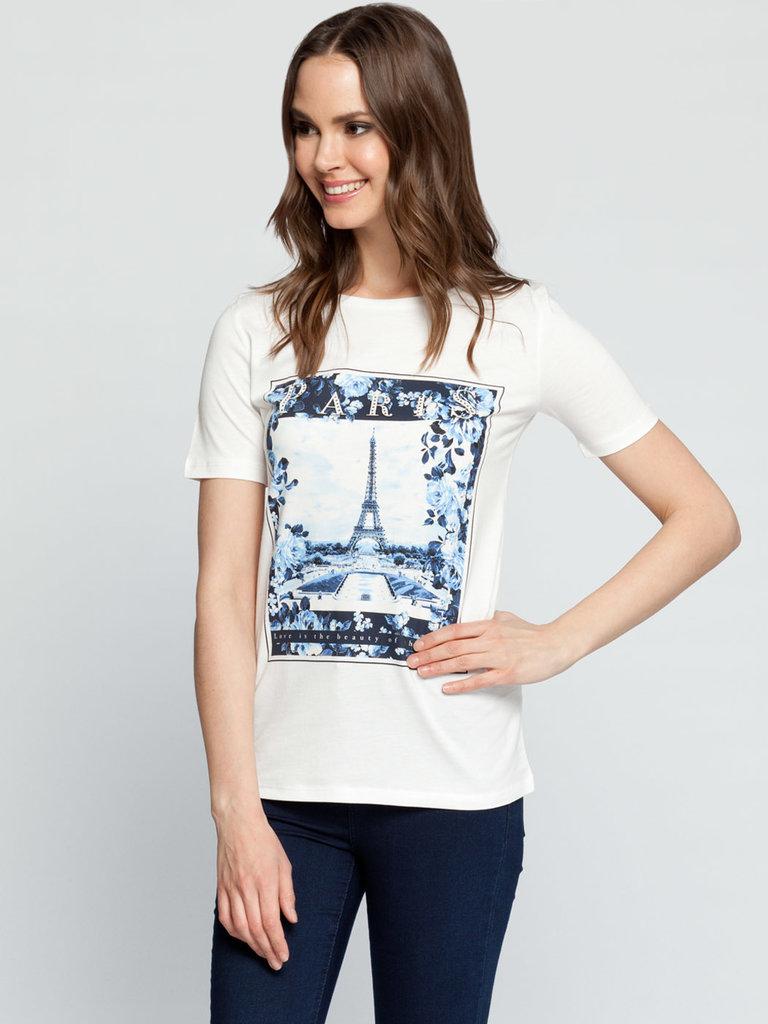 

Футболка LC Waikiki Paris  Белая (LCW Woman -1020-0, Футболка LC Waikiki Paris M Белая (LCW Woman -1020-0)