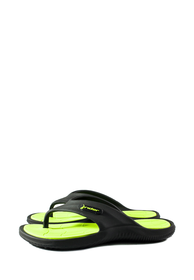 

Вьетнамки мужские Rider 82818-20534 черно-салатовые (45)