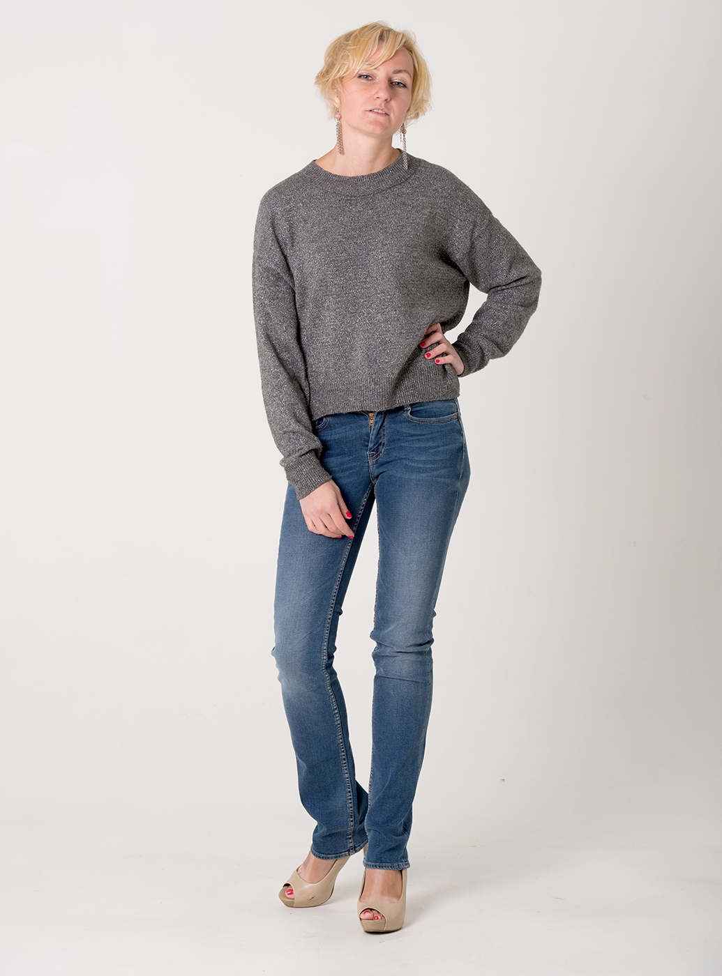 

Джинси Le Temps Des Cerises 302BASIC 25 синій