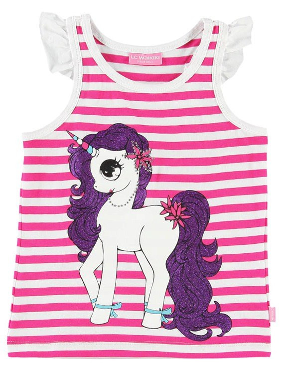 

Майка LC Waikiki 92 см Бело-розовая (T-shirt girl -132-0)