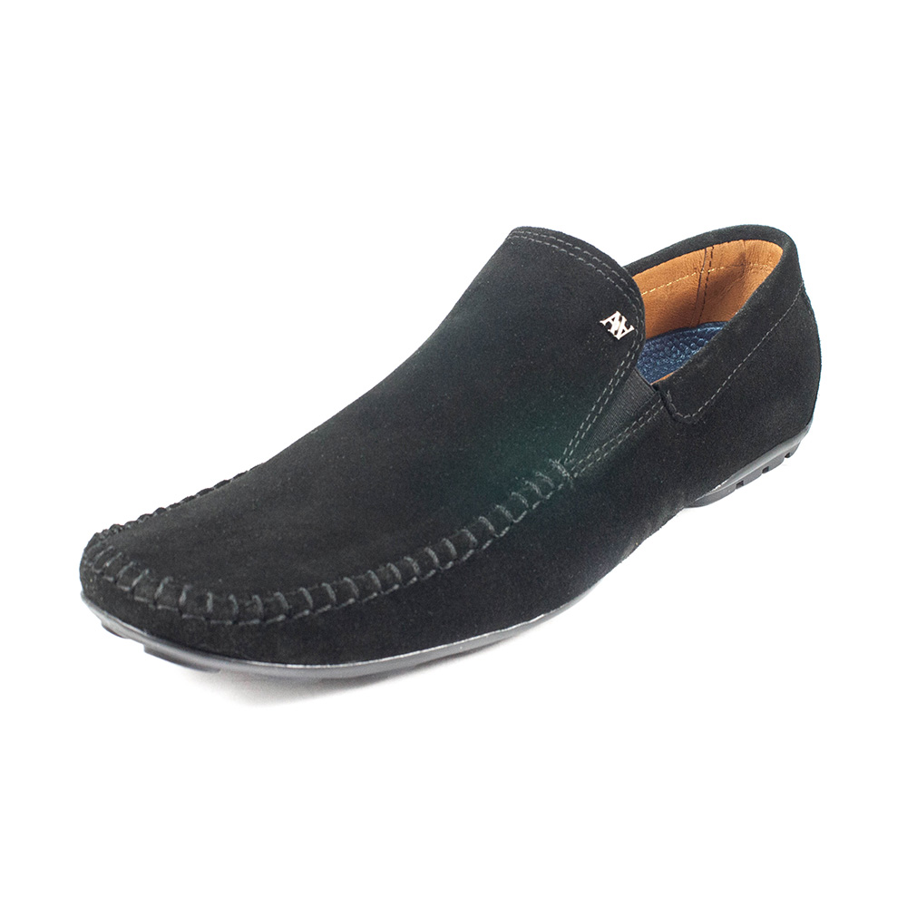 

Мокасины мужские Alexandro AO18502 черный нубук (43)