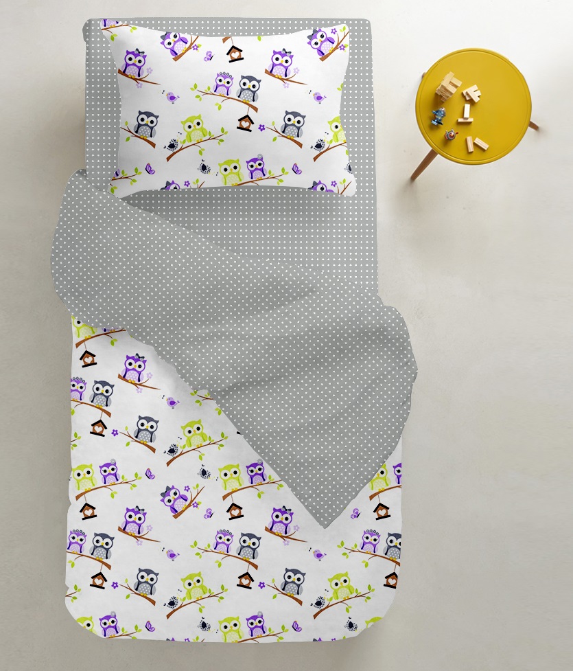 

Комплект постельного белья Cosas Owl Color Dots 155х215