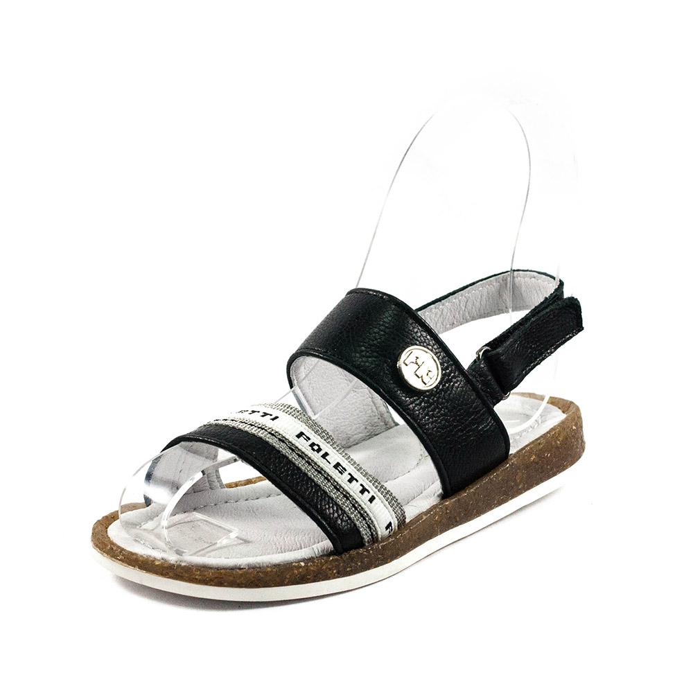 

Сандали детские Foletti Kids FK-Moschino черная кожа (27)