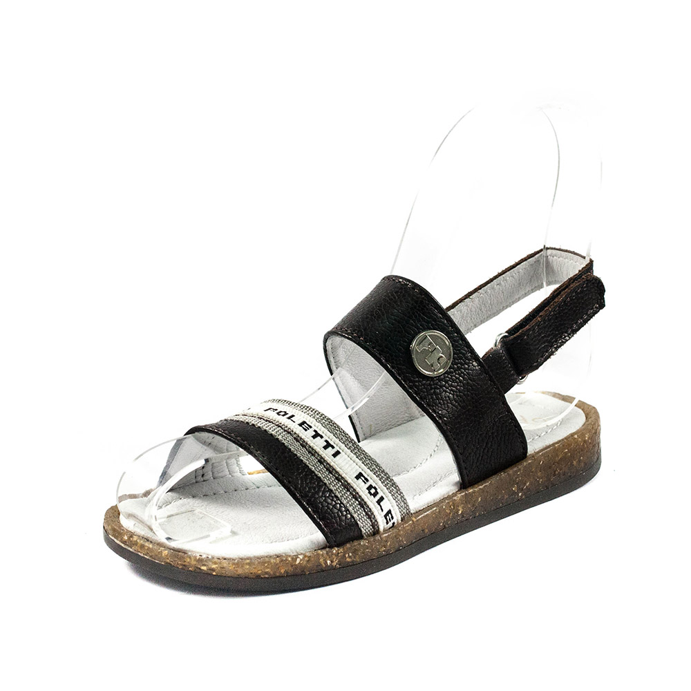 

Сандали детские Foletti Kids FK-Moschino коричневая кожа (27)