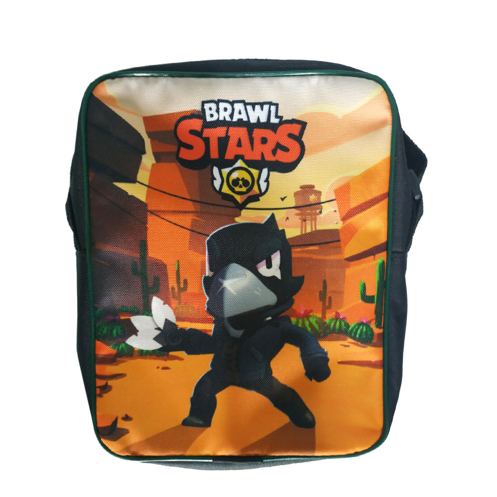 

Сумка мессенджер детская Бравл Старс (Brawl Stars) Ворон