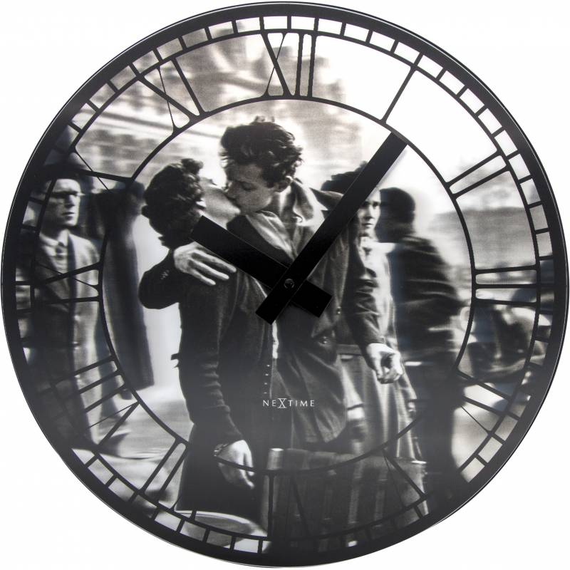 

Часы настенные 3D "Kiss me in Paris" 39 см