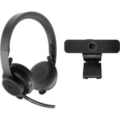 

Наушники Logitech Personal Video Collaboration Kit (Zone Wireless + C925e) (991-000311)
