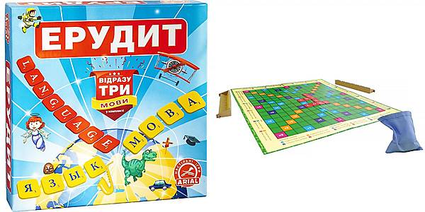 

Настольная игра «Эрудит» 3 языка Arial (50468)