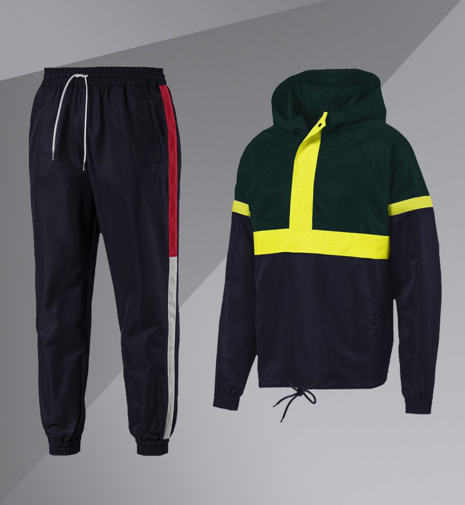 

Мужской демисезонный комплект Anorak M Сине-зеленый М-8915