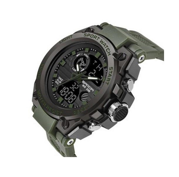 

Наручные мужские часы Sanda 739 Green-Black na1120