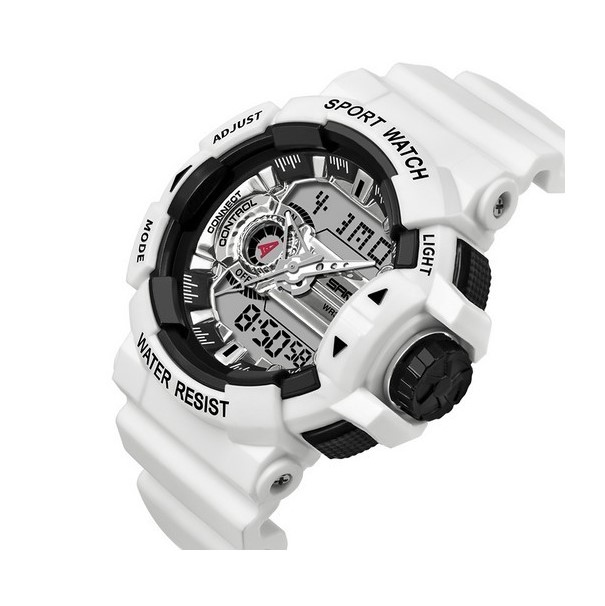 

Наручные мужские часыSanda 599 White-Silver na1120
