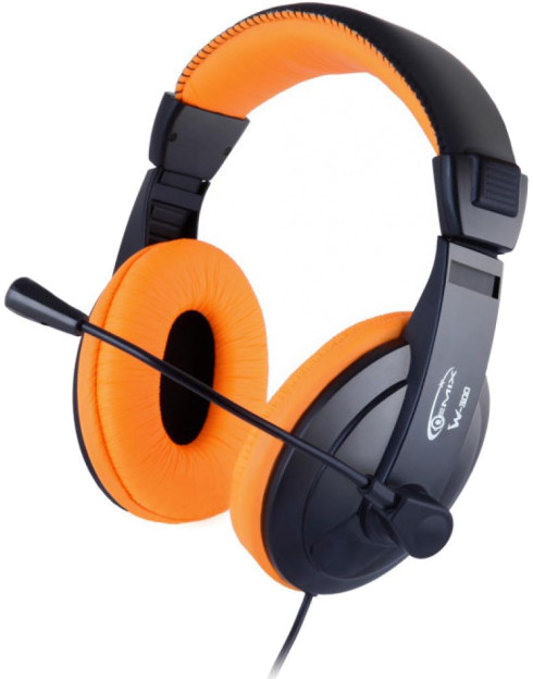 

Наушники накладные проводные GEMIX W-300 black/orange Gaming