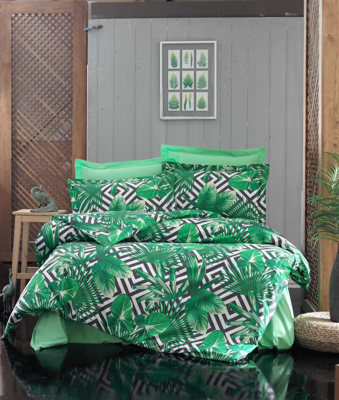 

Постельное белье CottonTwill турецкое Даламан, листья пальмы Детский комплект