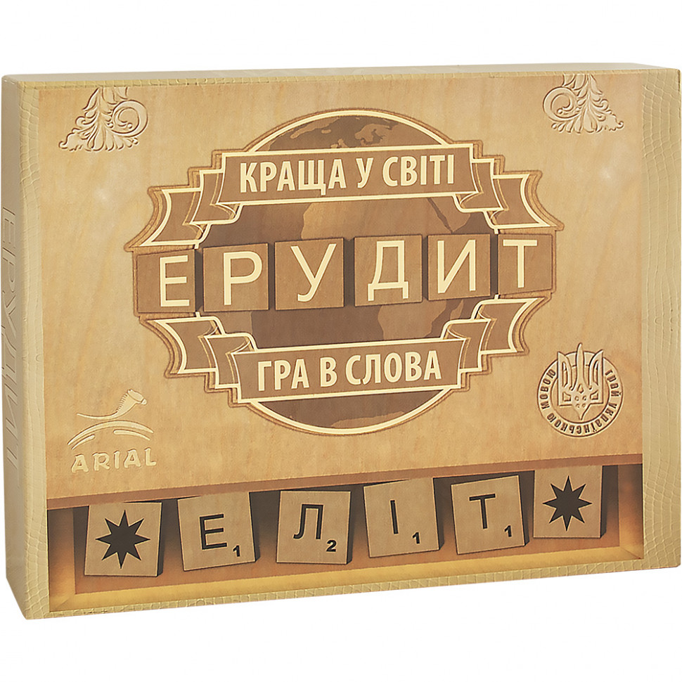 

Настольная игра Arial Ерудит-Еліт (укр.) 910220