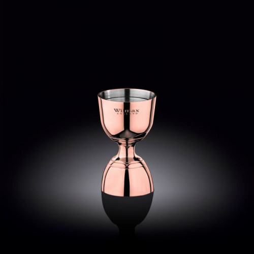 

Джиггер двухсторонний Wilmax St. Steel Copper WL-552133 (35х55мл)