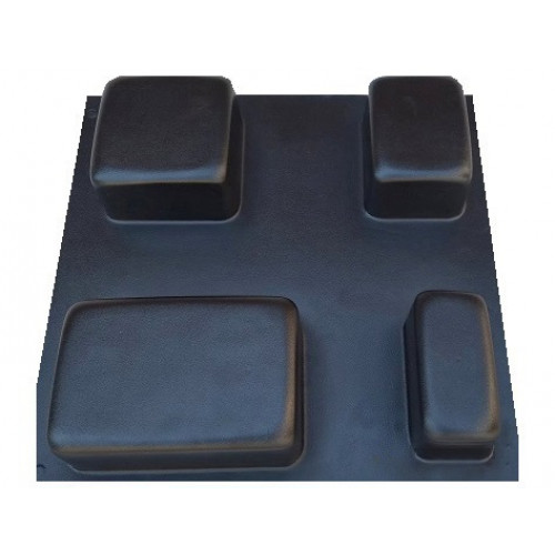 

Форма для плитки Старый город 23x23х6 АБС MF