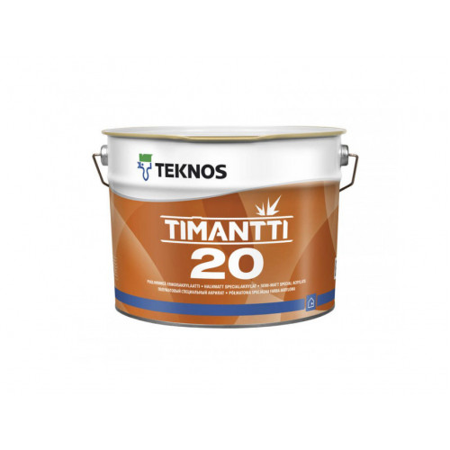 

Водоразбавляемая акрилатная краска для стен и потолков Teknos Timantti 20 База1