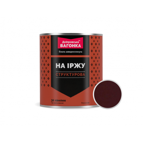 

Профессиональная структурная краска «Днепровская вагонка» вишня