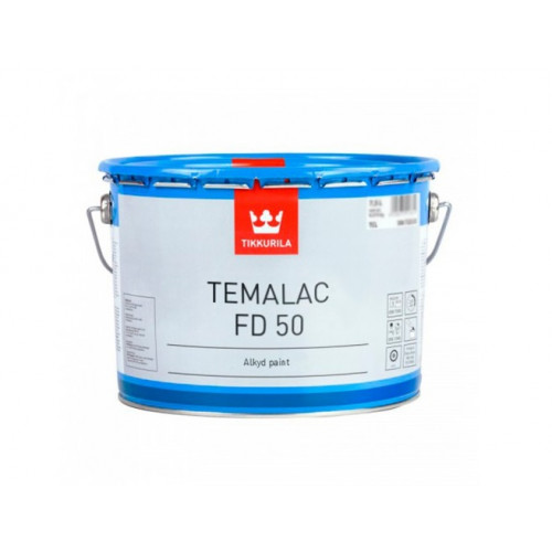 

Краска органорастворимая Темалак ФД 50 Tikkurila Temalac FD 50 белая TVL