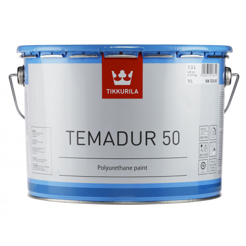

Краска акрилоуретановая 2К А Темадур 50 Tikkurila Temadur 50 алюминевая (мелкий металлик) THL-209