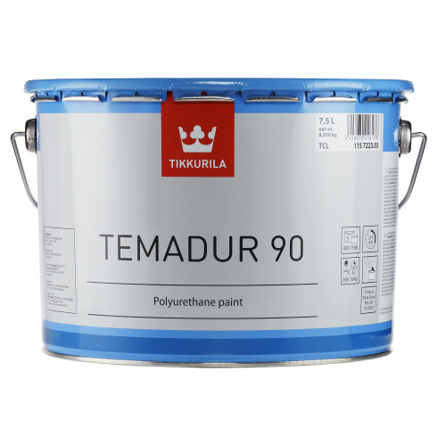 

Краска акрилоуретановая 2К А Темадур 90 Tikkurila Temadur 90 прозрачная TCL