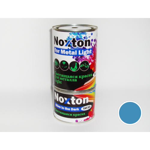 

Люминесцентная краска для металла NoxTon Light "Голубая" (голубая, голубое свечение)