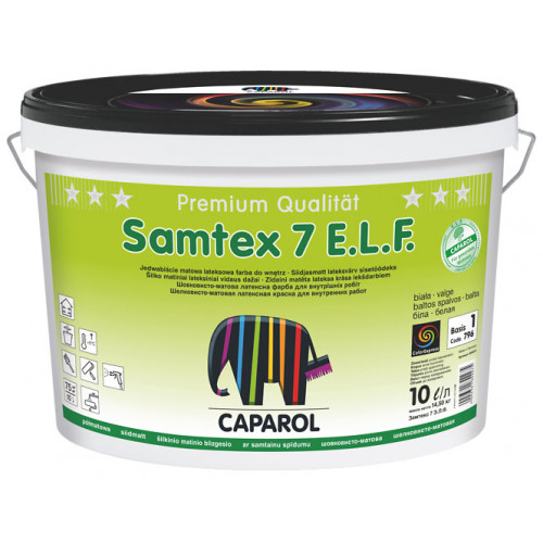 

Краска интерьерная латексная Caparol Samtex 7 E.L.F. B3 прозрачная