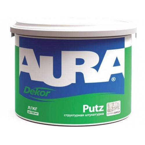 

Штукатурка акриловая Aura Dekor Putz (короед 1,5 мм)